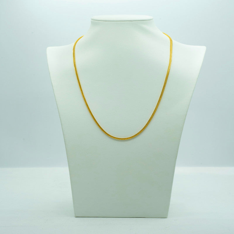 Gold cobra chain-