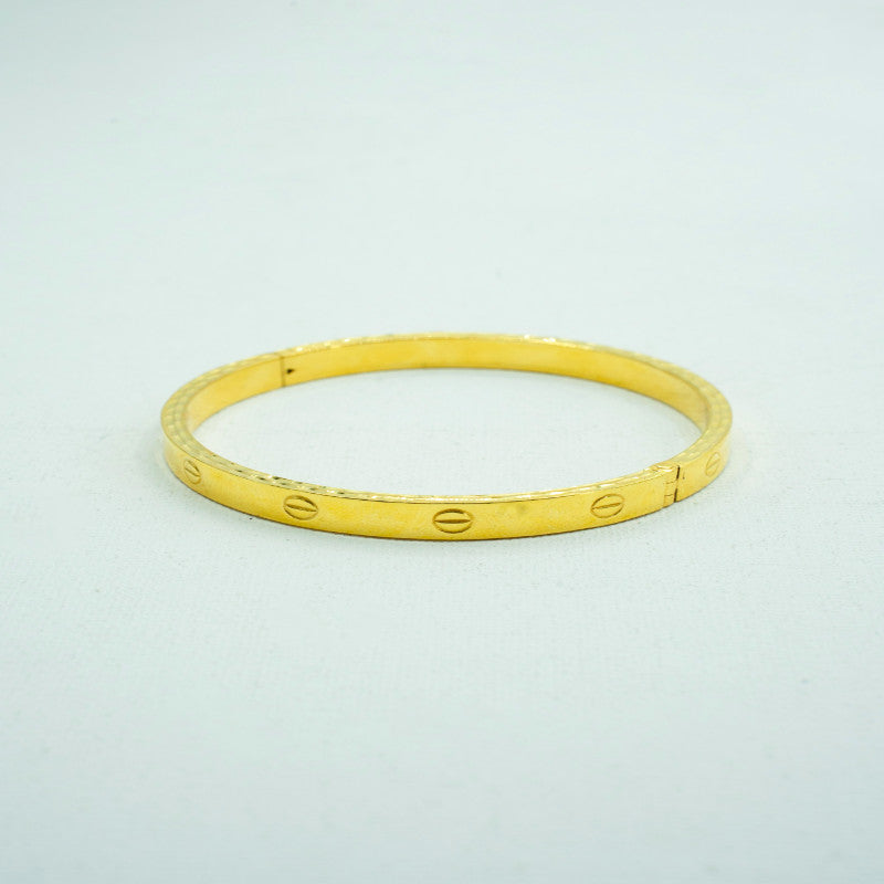 Cartier inspired love bracelet real gold sale