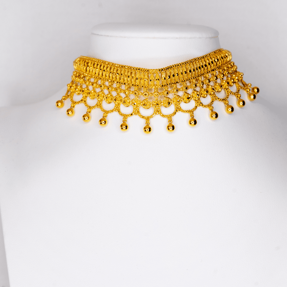 Gilded choker set-