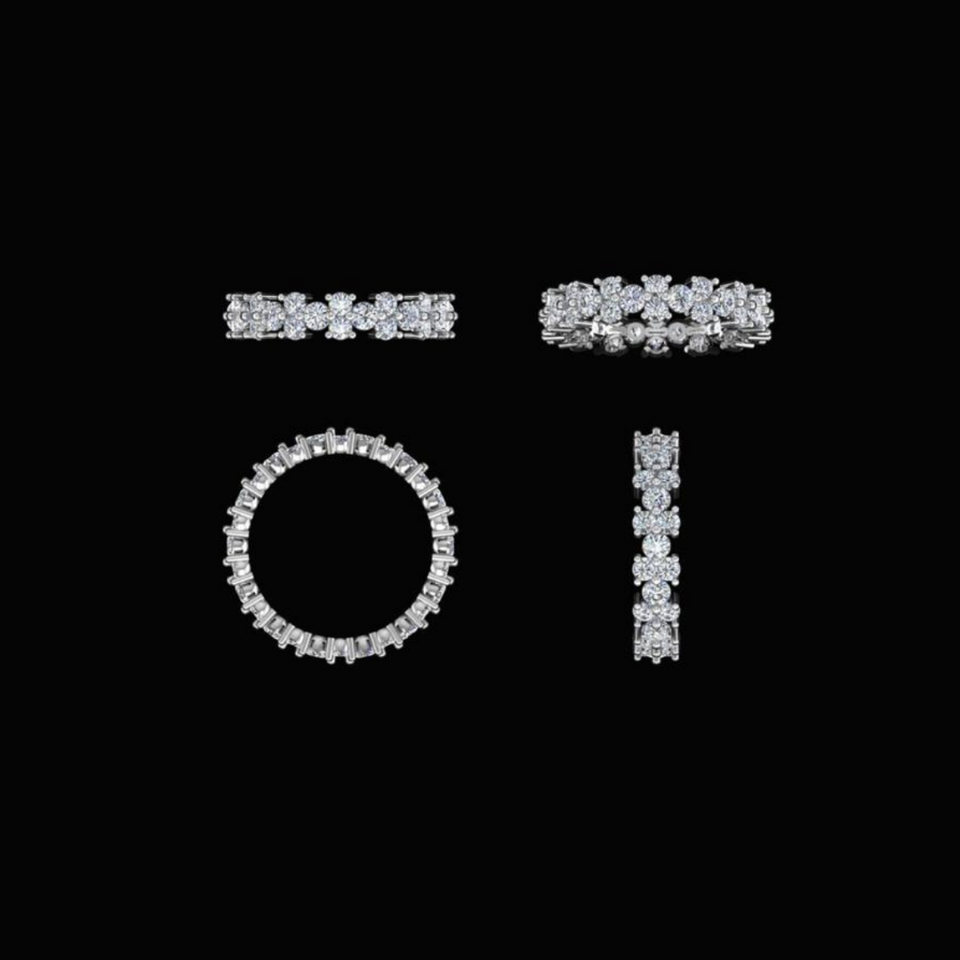 Crown Diamond Ring-