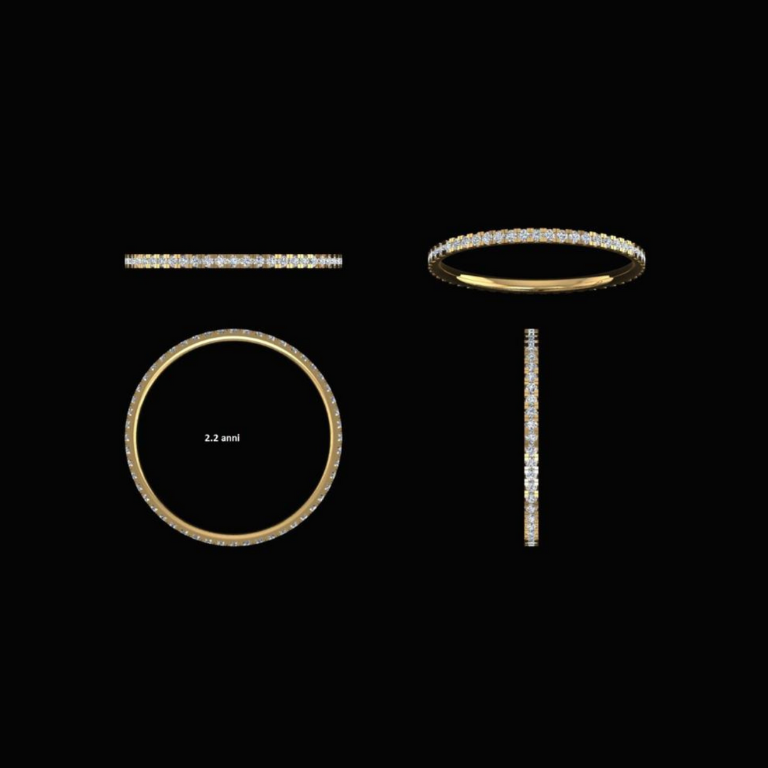 Diamond Eternity Gold Band-