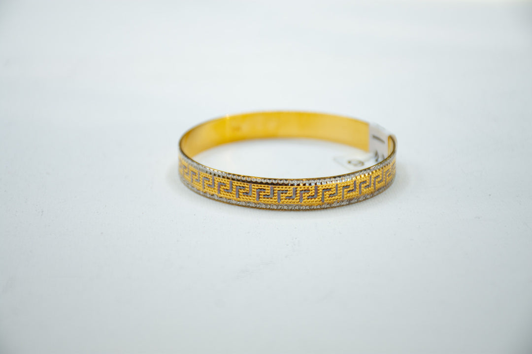 Designer gold bangles