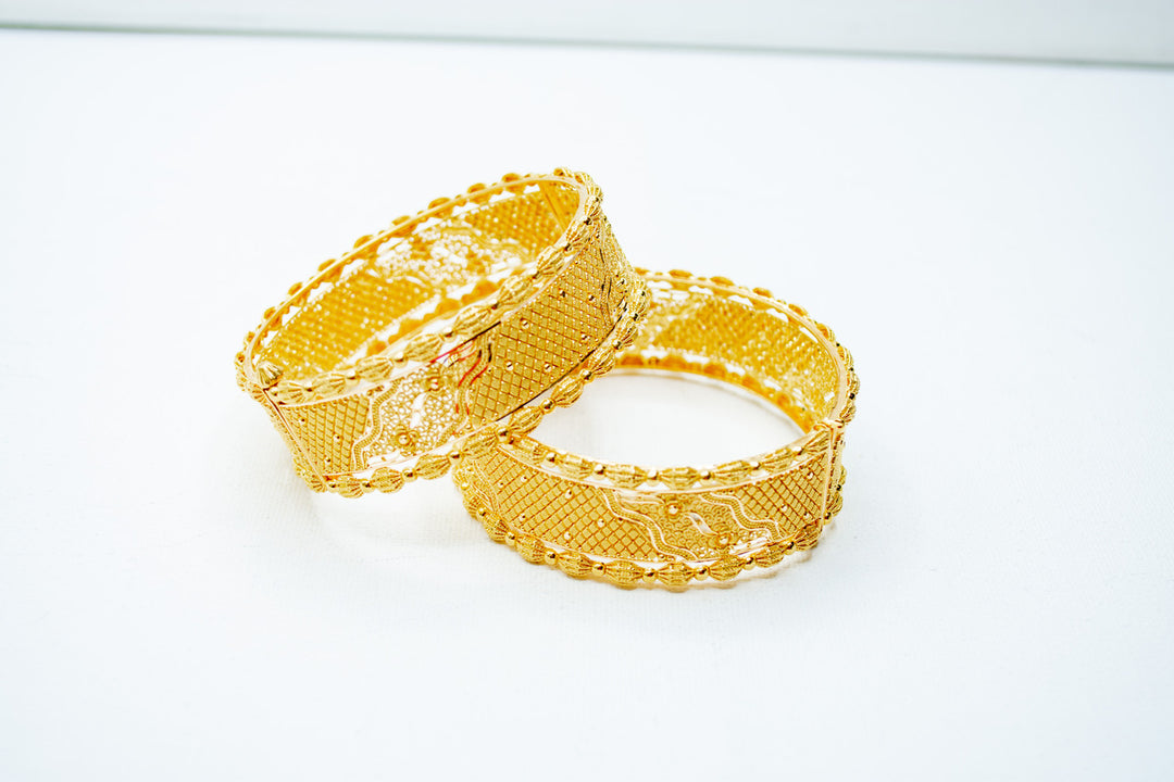 Gold traditional bangles-