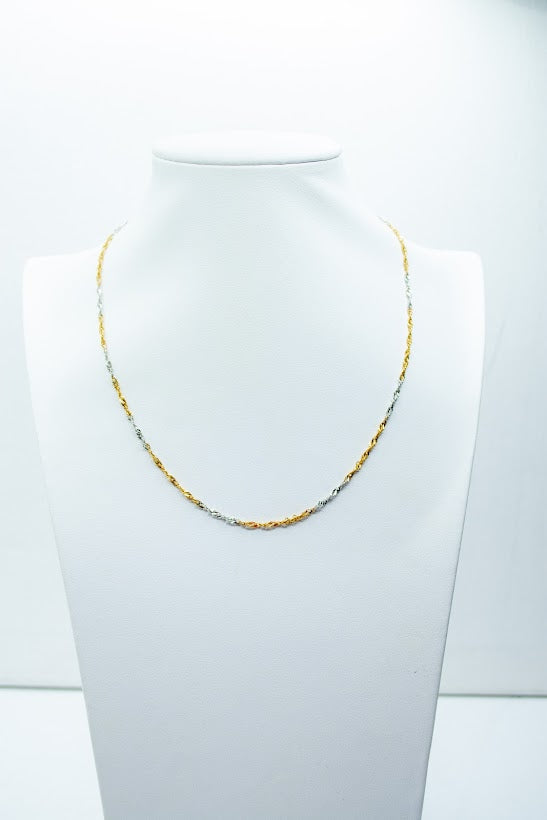 White Gold Rope Chain