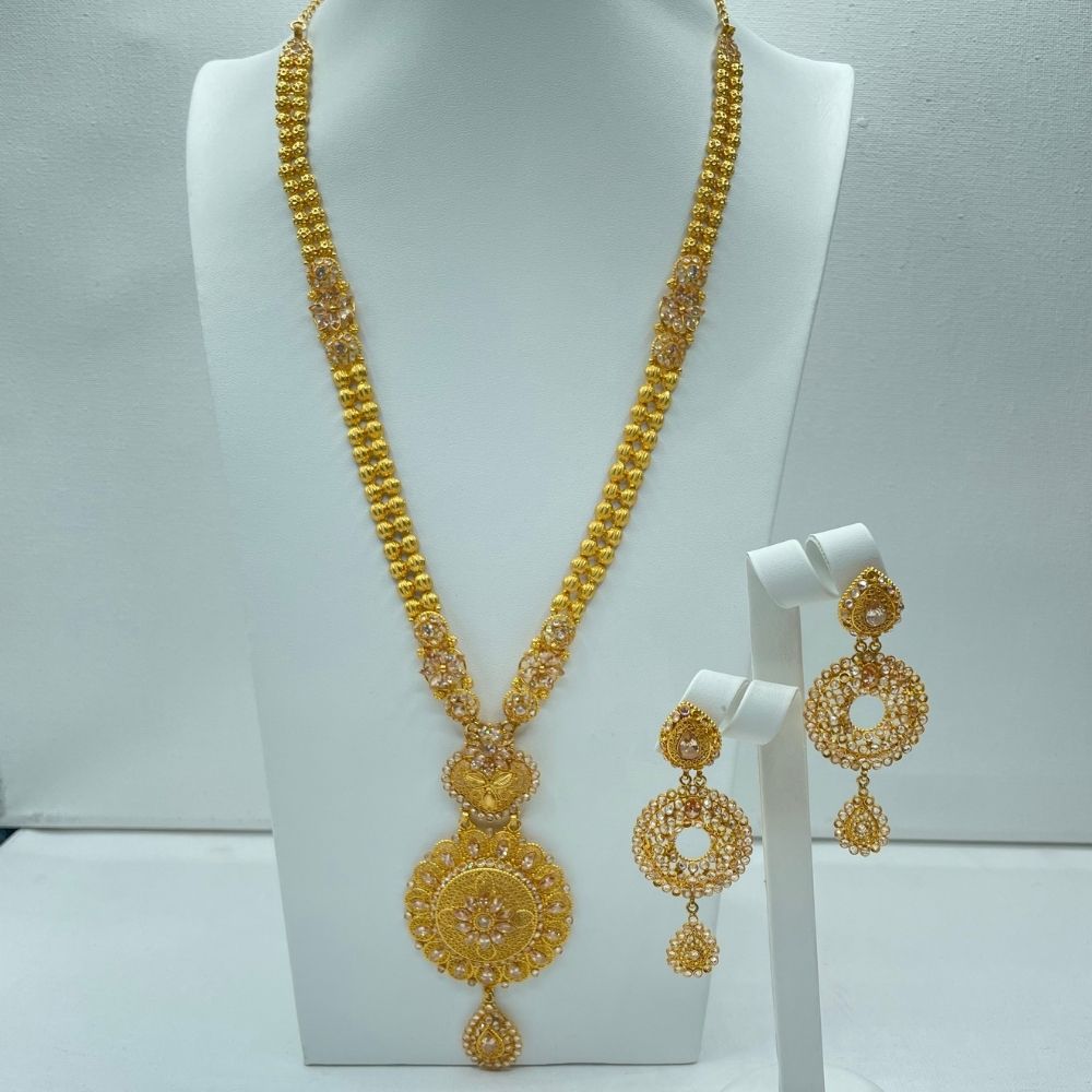 Polki embossed contemporary Set-