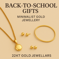 Back-to-School Gifts – Minimalist Gold Jewellery for Students & Teachers