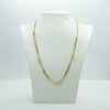 White gold double layer chain