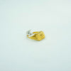 Embossed square signet ring