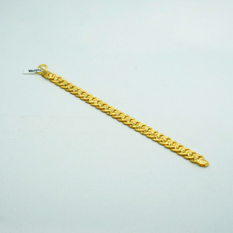 Bright gold link bracelet-