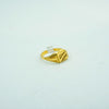 Insignia square ring with simple embossing-
