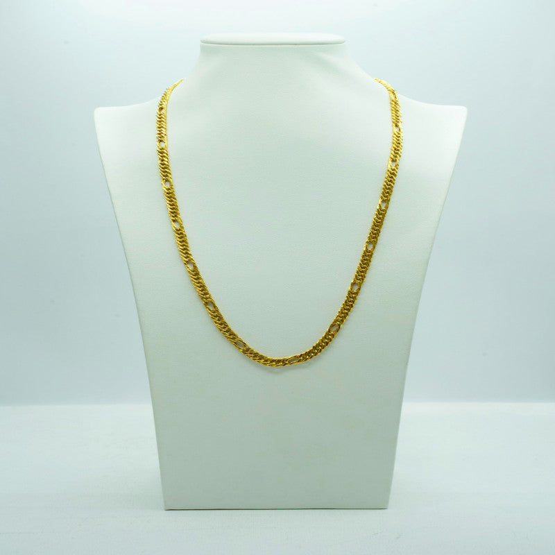 Gold Figaro chain-