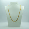 Gold long cobra chain-