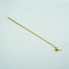 Classic yellow-gold snake chain bracelet