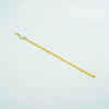 Dainty bright yellow delicate wheat bracelet