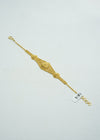 Dazzling Bright gold bracelet in a watch shape