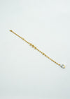 Dreamy bright gold beaded bracelet