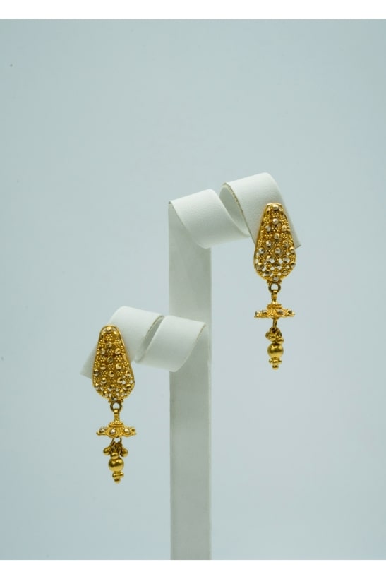 Ornate Gold drop earrings