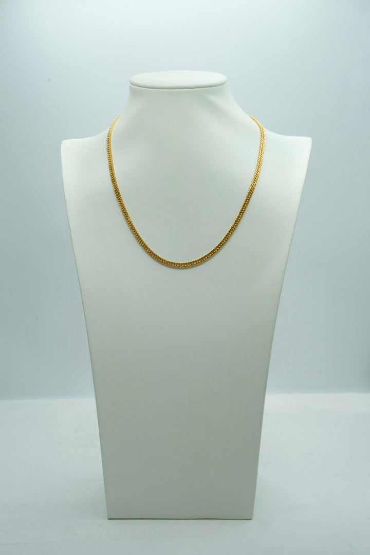 Traditional yellow-gold box chain small