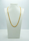 Yellow-gold long rope chain