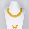 Traditional amber gold jewellery