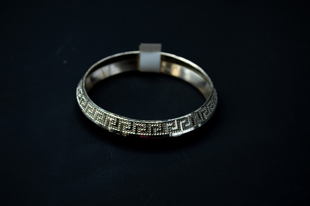 Oxidized silver bracelet