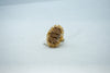 Oval cluster gold ring