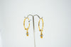 Timeless golden hoop earrings