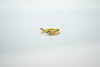 Embellished minimal gold ring