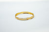 Designer gold kada bracelet