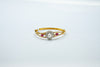 Lattice designer gold bangle