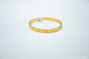 Plain gold bracelet