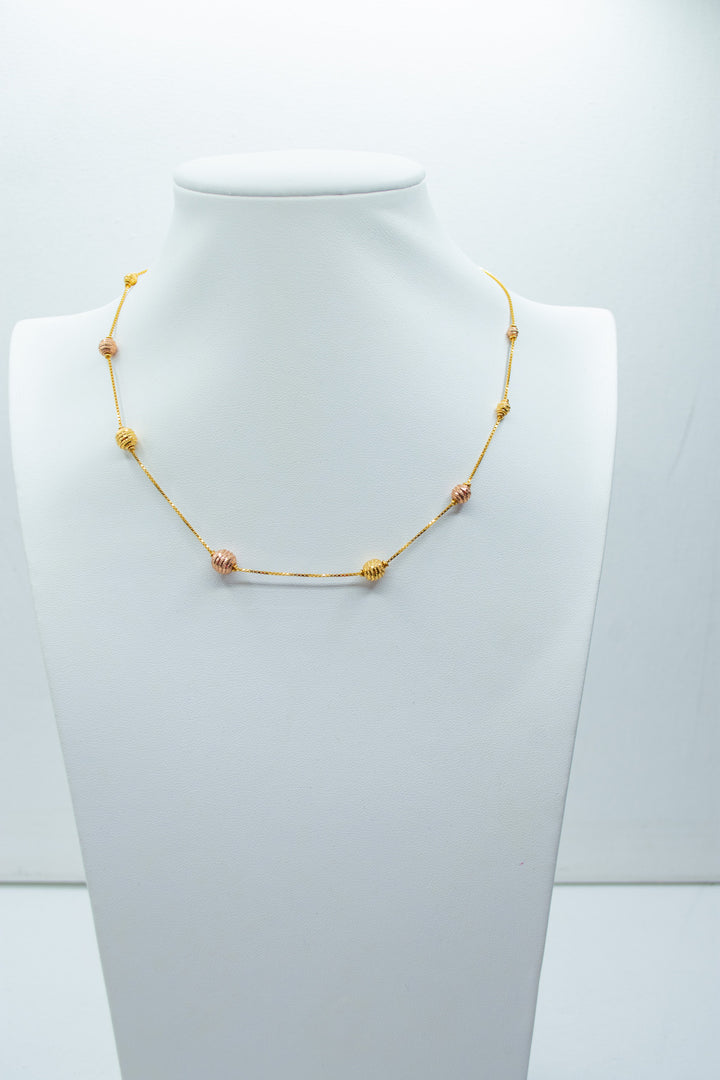 Gold necklace chain for women