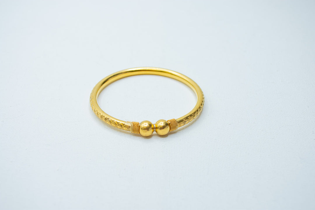 Bright gold kada bracelet-