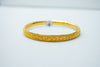 Gold heritage kada bracelet