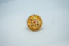 Polki designer antique gold ring