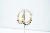 Gold dangle earrings