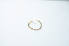 Beaded black and gold bracelet-