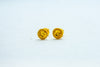 Traditional bright gold earrings