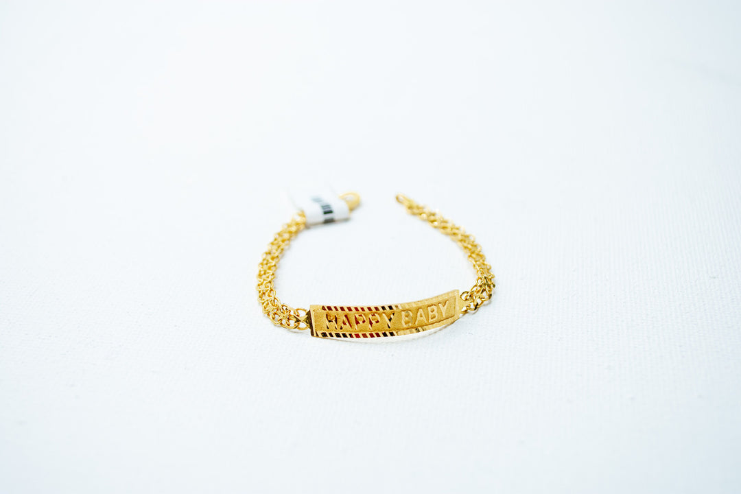 Gold baby bracelet-