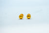 Ornate yellow gold studs earrings