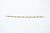 Minimal black and gold bracelet