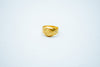 Gold signet ring-
