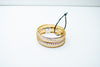 Dual-toned filigree designer bangles