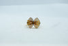 Two-part unique motif antique gold ring