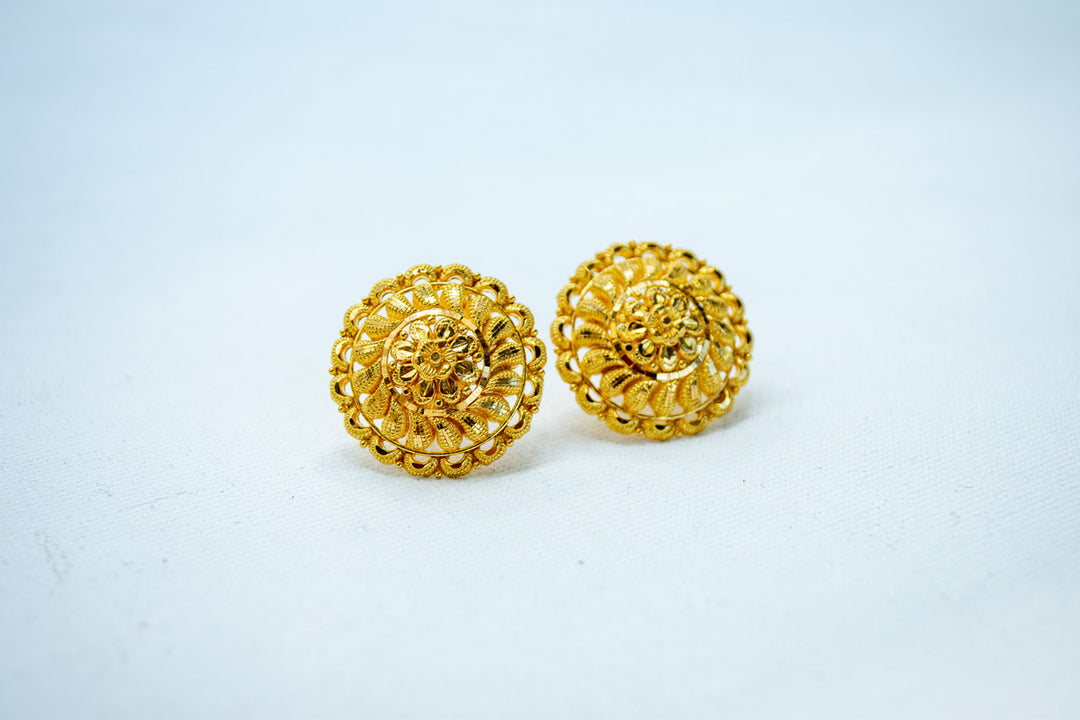Golden grace traditional earrings