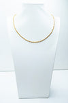 Delicate interlocking gold chain