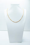 Delicate gold rope chain