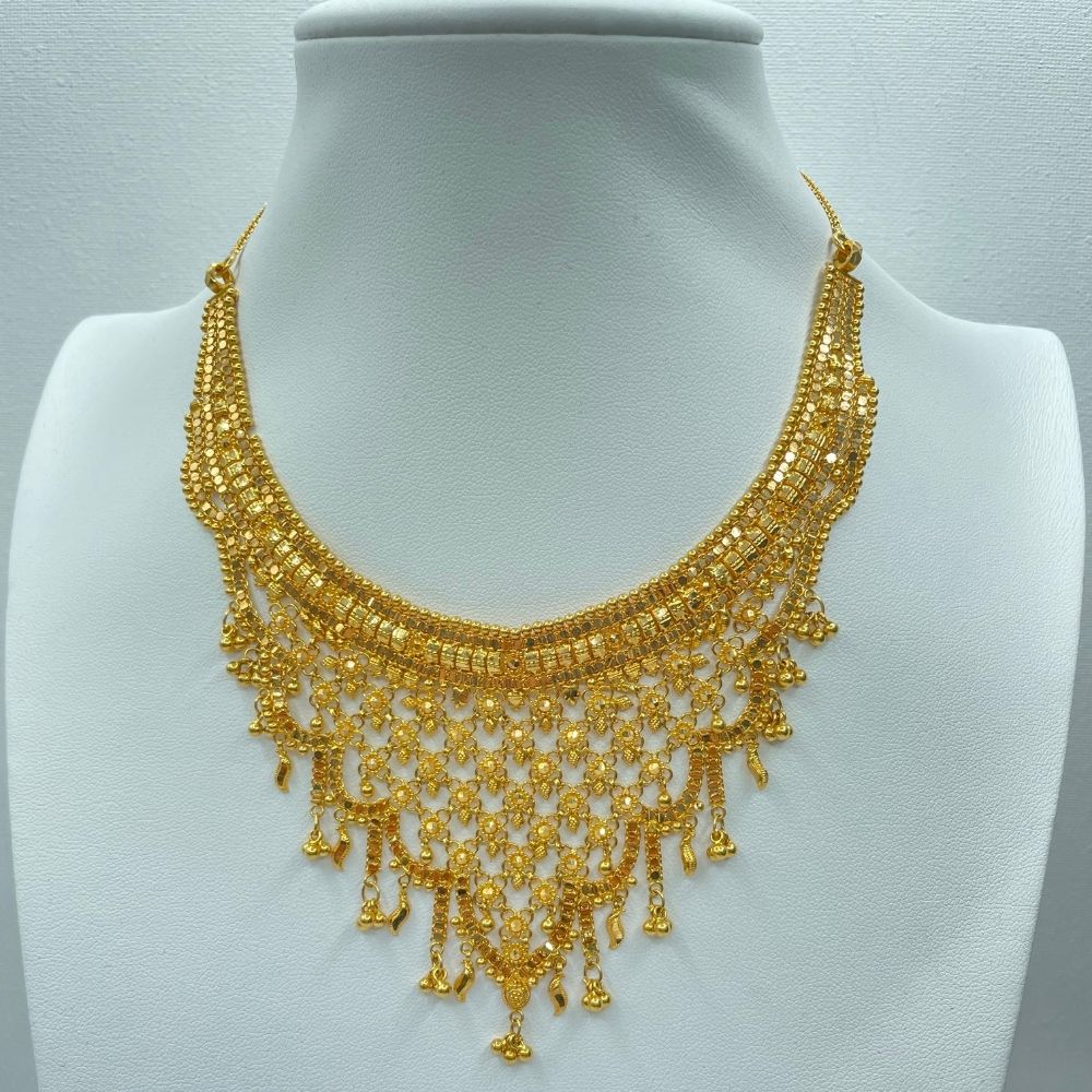 Filigree Net Necklace Set-